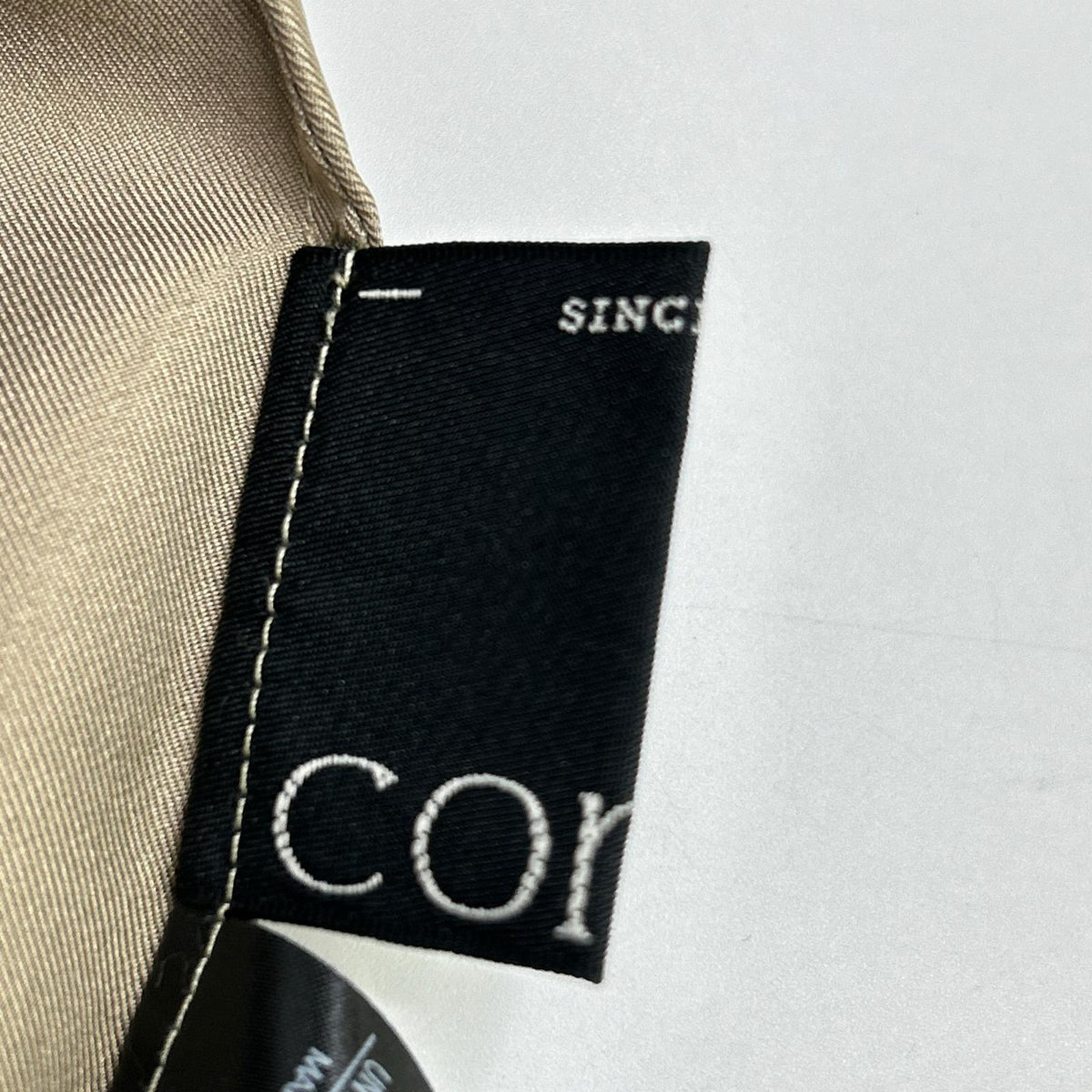 conte コンテ 8526-699-0004 米色 100%桑蚕丝 立领 长款连衣裙 连衣裙