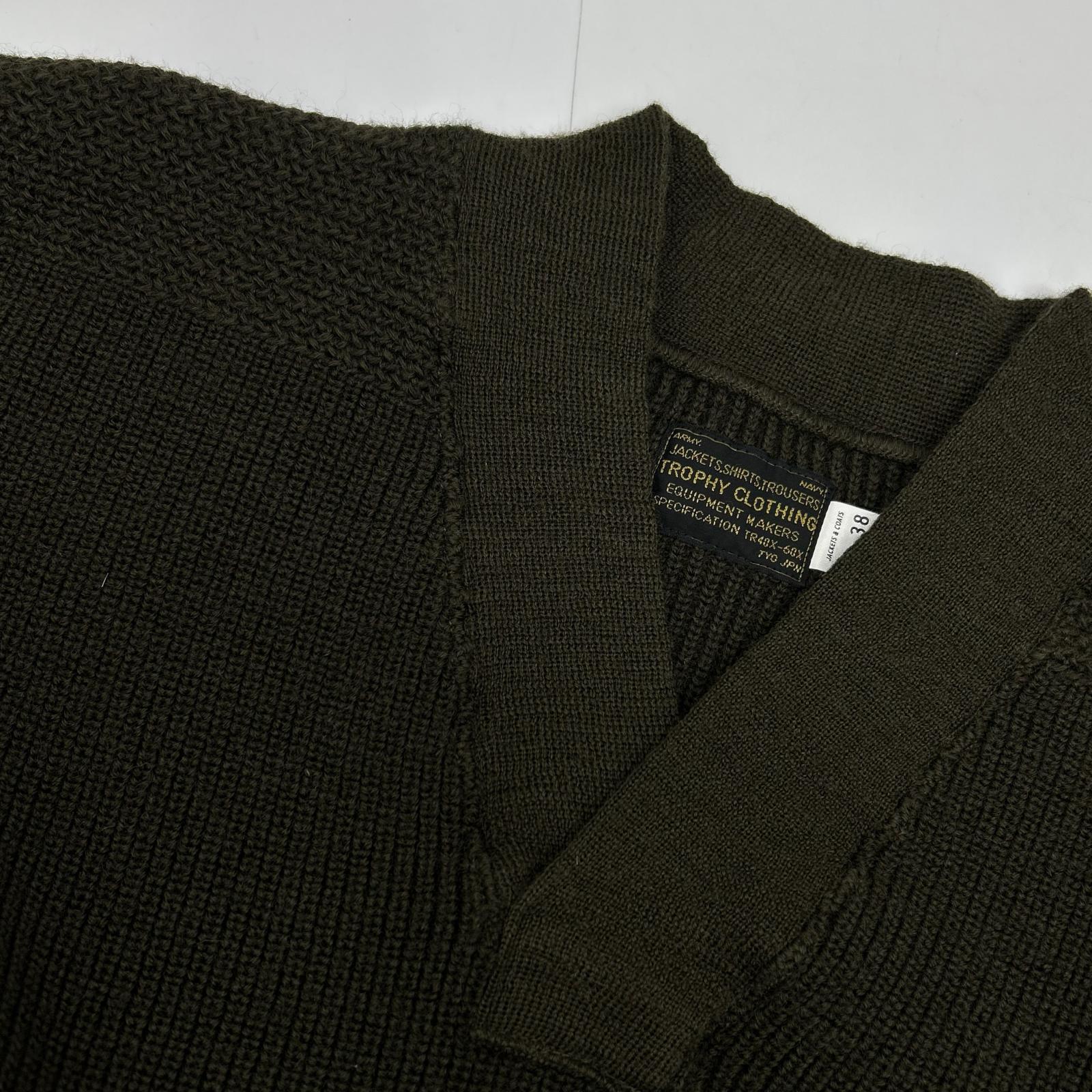 TROPHY CLOTHING TROPHY CLOTHING 深橄榄色 TYPE A-1 技工针织衫 上衣