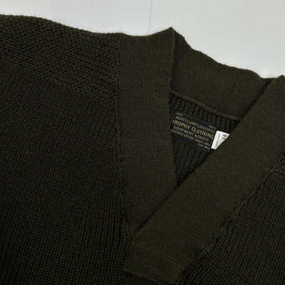 TROPHY CLOTHING TROPHY CLOTHING 深橄榄色 TYPE A-1 技工针织衫 上衣