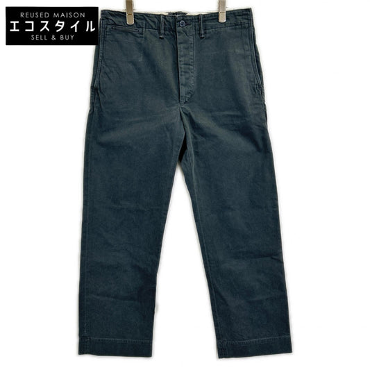 RRL Gray Cotton Twill Field Chino Pants Bottoms