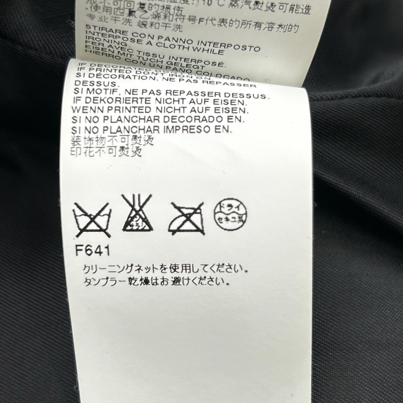 MM6 Maison Margiela S52AM0037 黑色 羊毛 单扣 尖领 西装外套