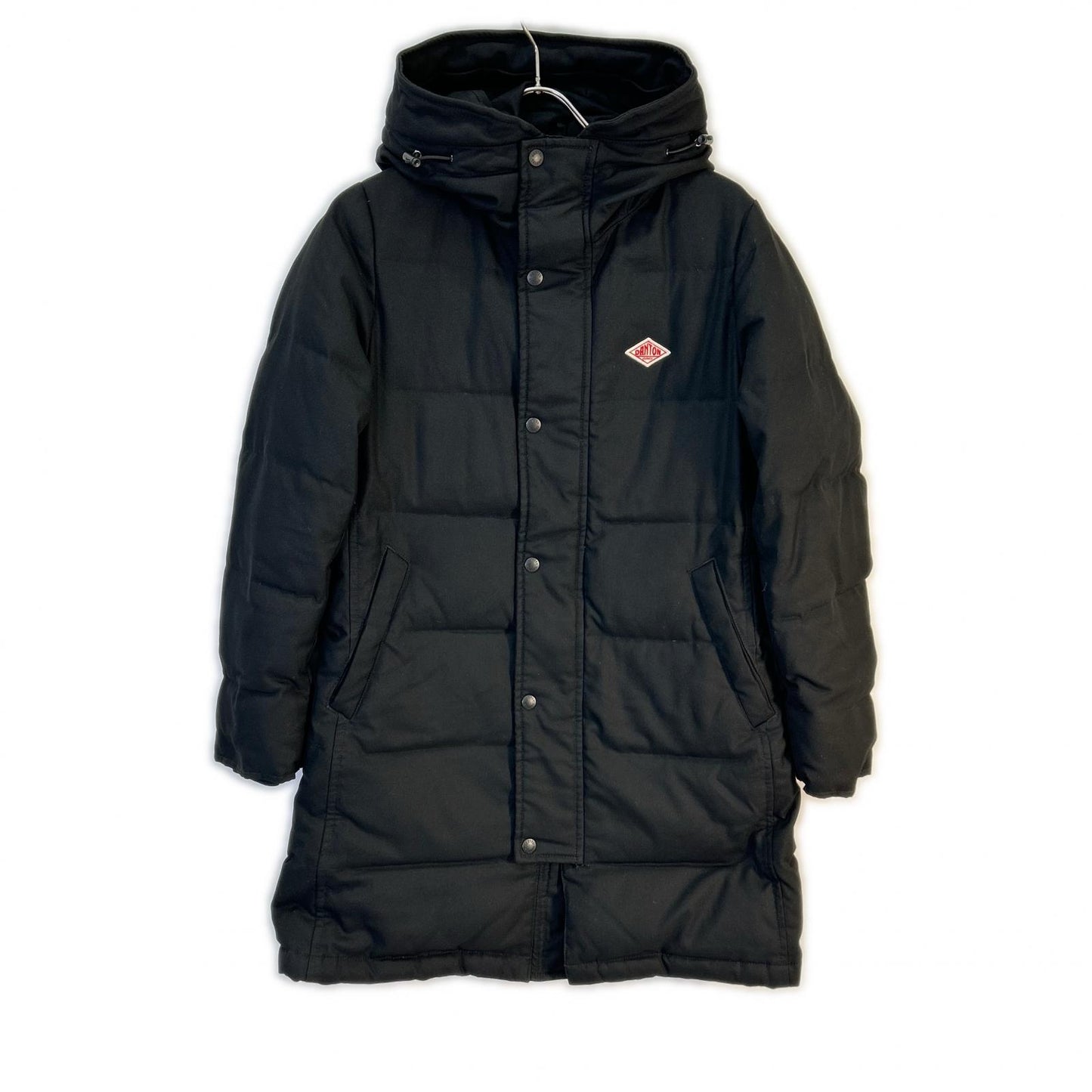 DANTON 【×BEAMS】19A-FA-002 Black Double-Zip Down Jacket 36 Women's