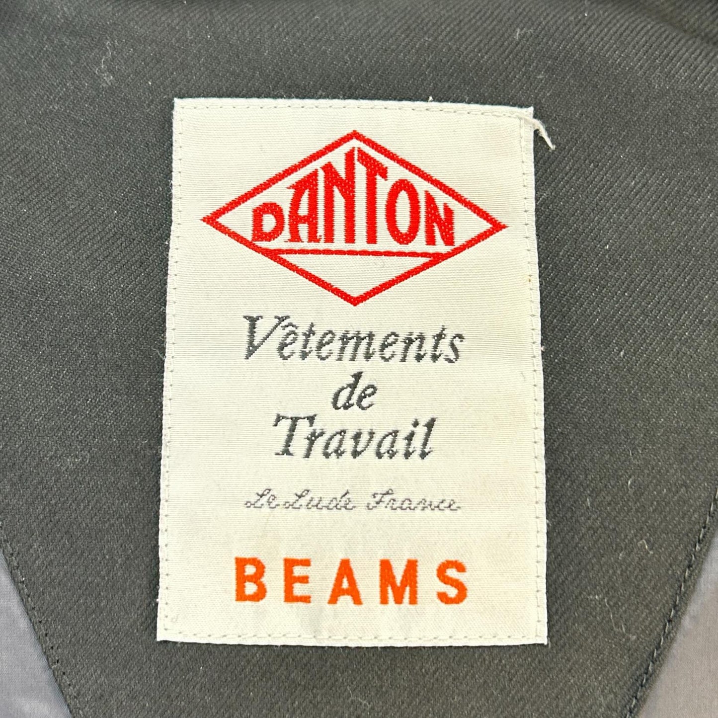 DANTON 【×BEAMS】19A-FA-002 Black Double-Zip Down Jacket 36 Women's