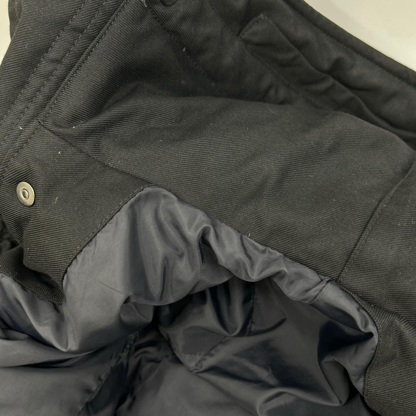 DANTON 【×BEAMS】19A-FA-002 Black Double-Zip Down Jacket 36 Women's