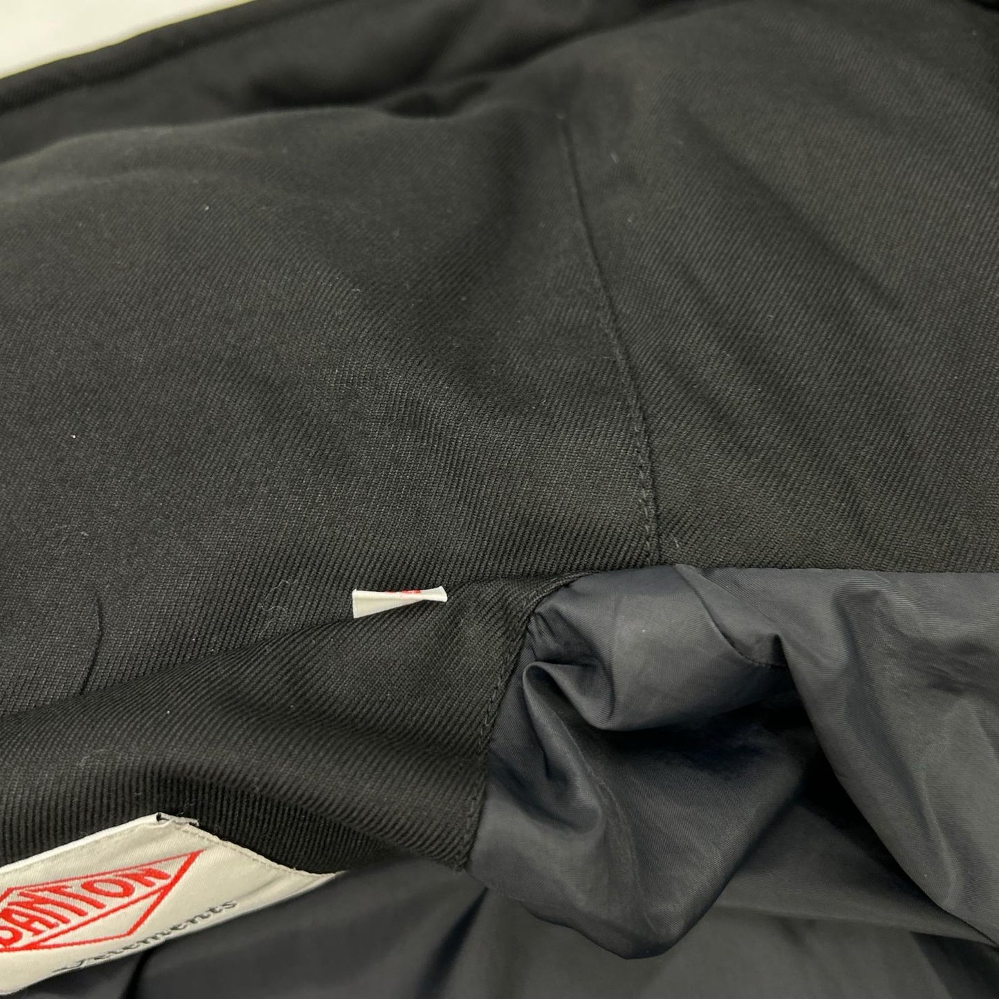 DANTON 【×BEAMS】19A-FA-002 Black Double-Zip Down Jacket 36 Women's