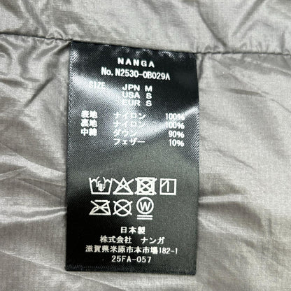NANGA ナンガ N2530-OB029A ブラック LITEFORCE DOWN VT ライトフォースフーデットダウンベスト ベスト