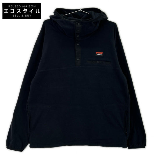 NANGA ナンガ N2530-1P112A 25AW ブラック AIR WARM FLEECE HOODIE アウォームフリースフーディー トップス