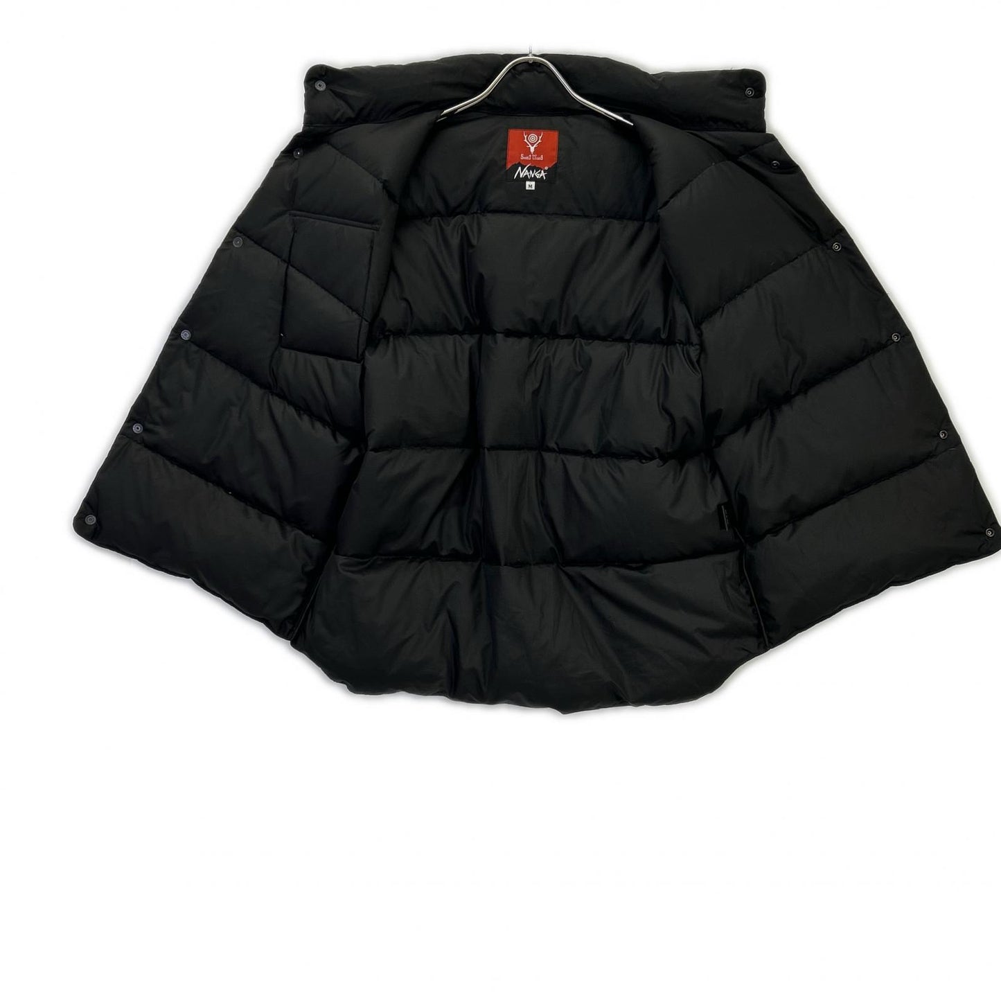 South2 West8 サウスツーウエストエイト 【×NANGA】RW692 25AW ブラック River Trek Down Vest リバートレックダウンベスト ベスト