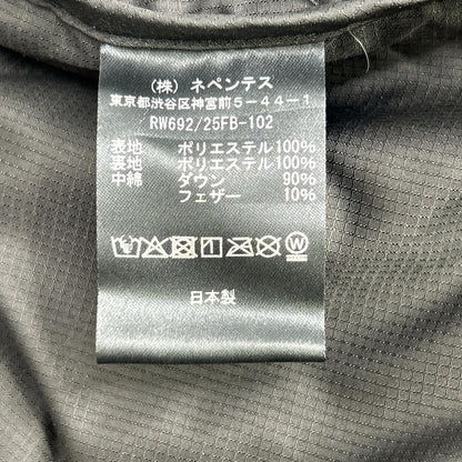 South2 West8 サウスツーウエストエイト 【×NANGA】RW692 25AW ブラック River Trek Down Vest リバートレックダウンベスト ベスト