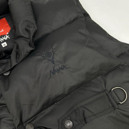 South2 West8 サウスツーウエストエイト 【×NANGA】RW692 25AW ブラック River Trek Down Vest リバートレックダウンベスト ベスト