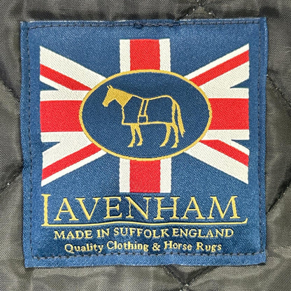 LAVENHAM LV12008 Lamp Black Chantry Men's Quilted Long Coat M/38