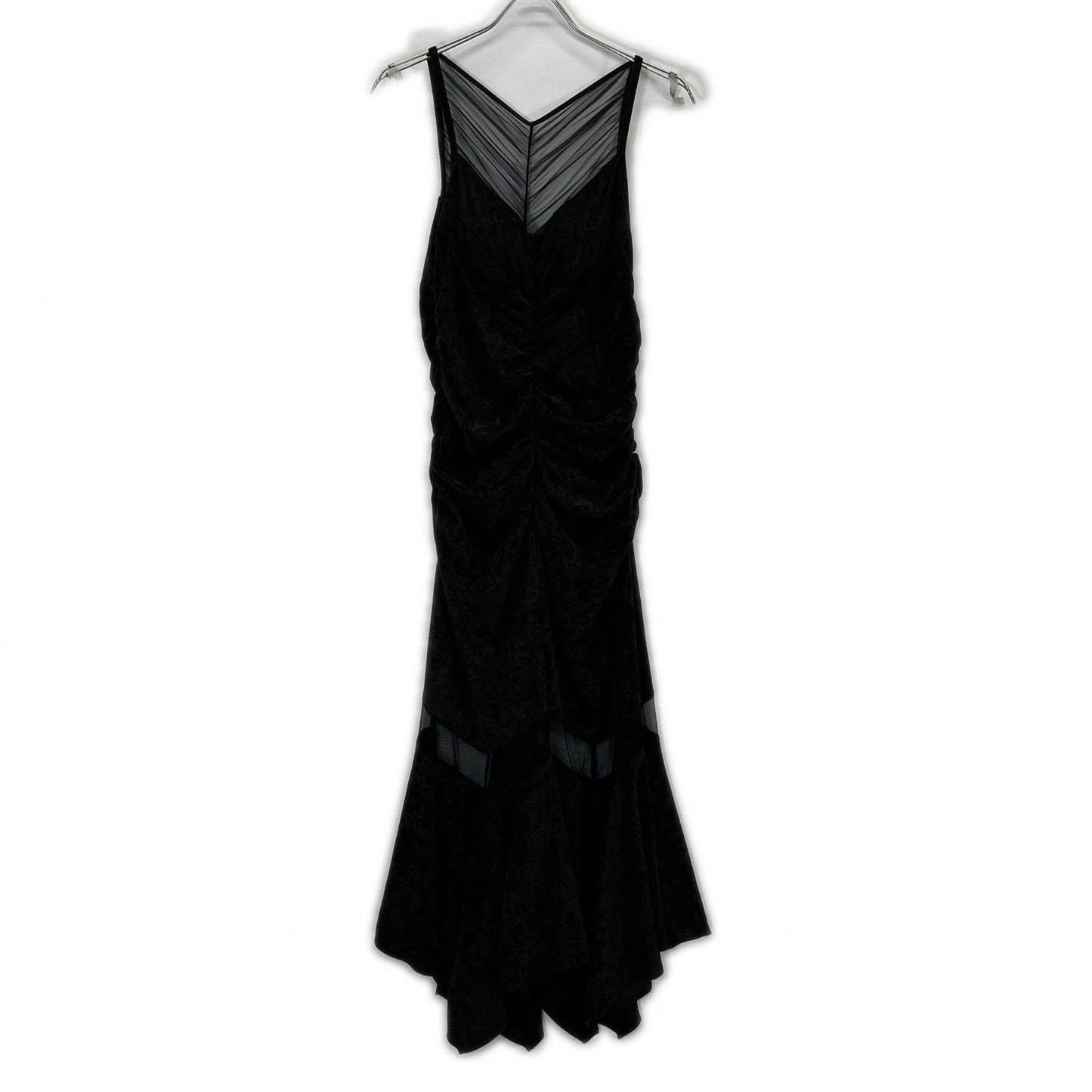 FETICO フェティコ 【STUDIOUS別注】FTC252-0822 ブラウン VELOUR SHEER CUT HEM DRESS/ベロアシアーカットヘムドレス/ワンピース ワンピース