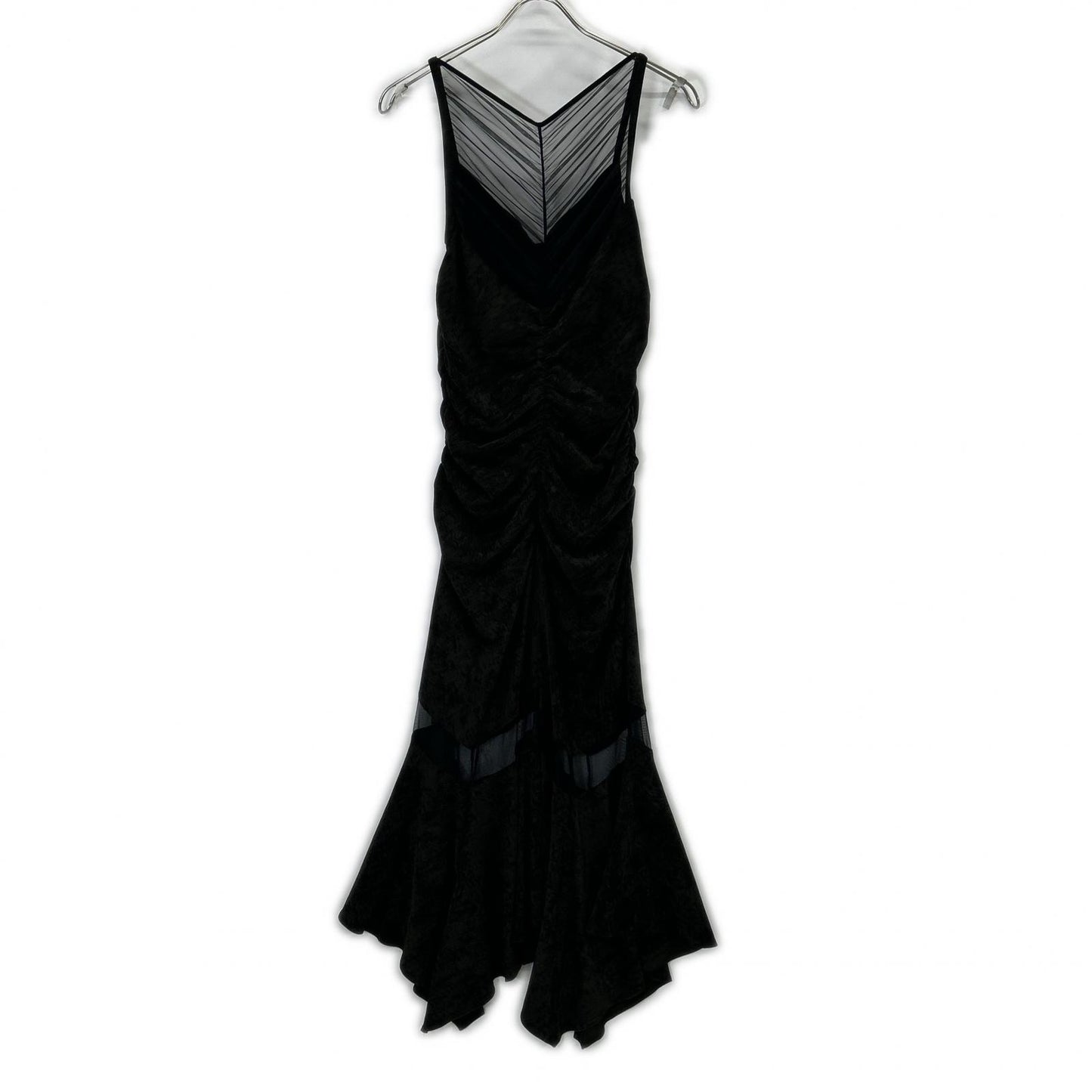 FETICO フェティコ 【STUDIOUS別注】FTC252-0822 ブラウン VELOUR SHEER CUT HEM DRESS/ベロアシアーカットヘムドレス/ワンピース ワンピース