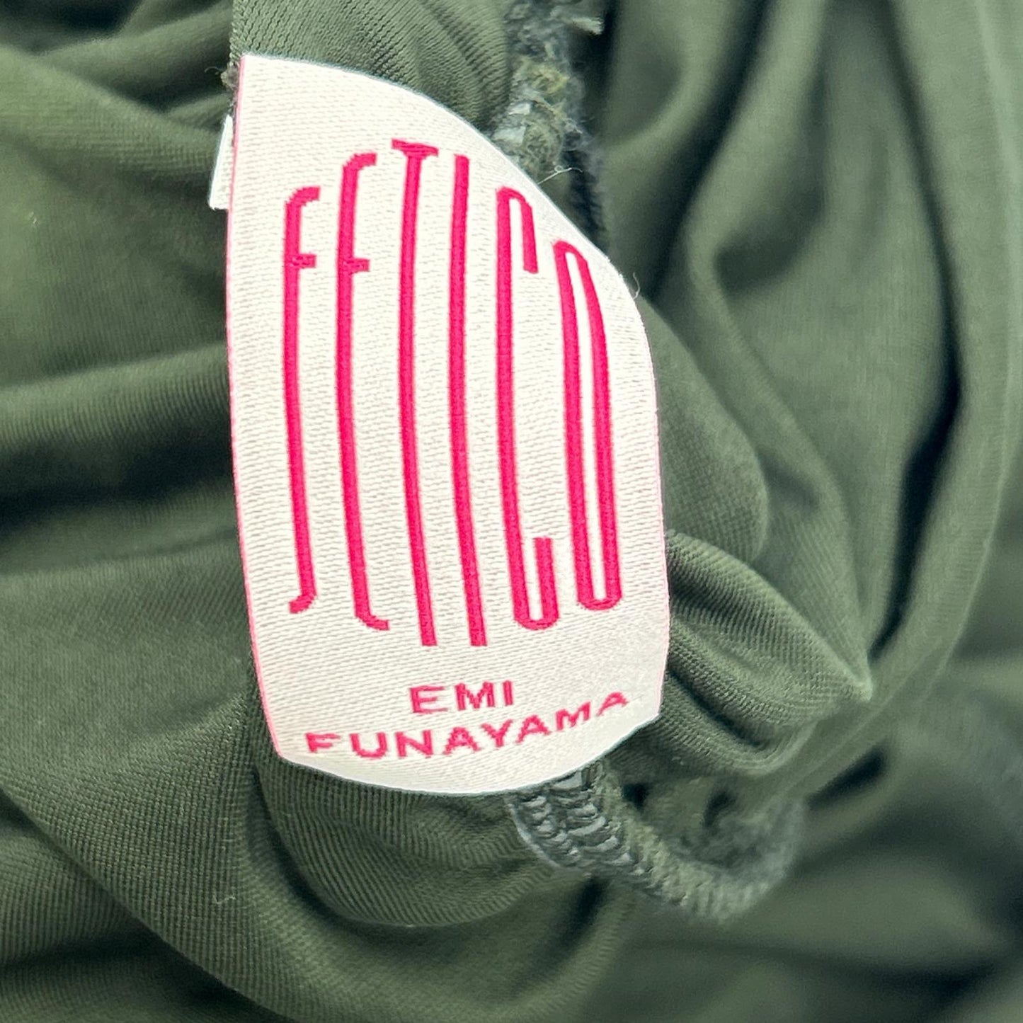 FETICO フェティコ 【STUDIOUS別注】FTC252-0822 ブラウン VELOUR SHEER CUT HEM DRESS/ベロアシアーカットヘムドレス/ワンピース ワンピース