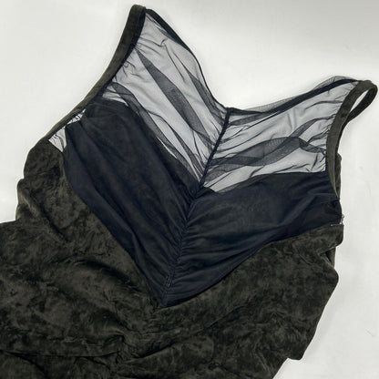 FETICO フェティコ 【STUDIOUS別注】FTC252-0822 ブラウン VELOUR SHEER CUT HEM DRESS/ベロアシアーカットヘムドレス/ワンピース ワンピース