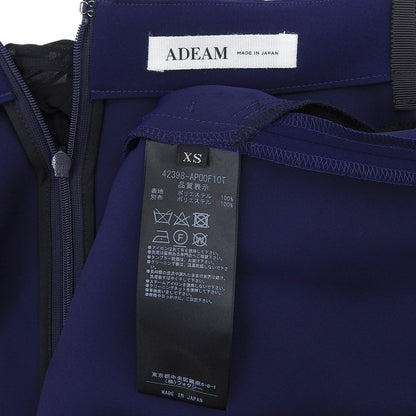 ADEAM アディアム ポリエステル レースデザイン キャミソールワンピース レディース ブルー×ブラック XS 42398 ワンピース