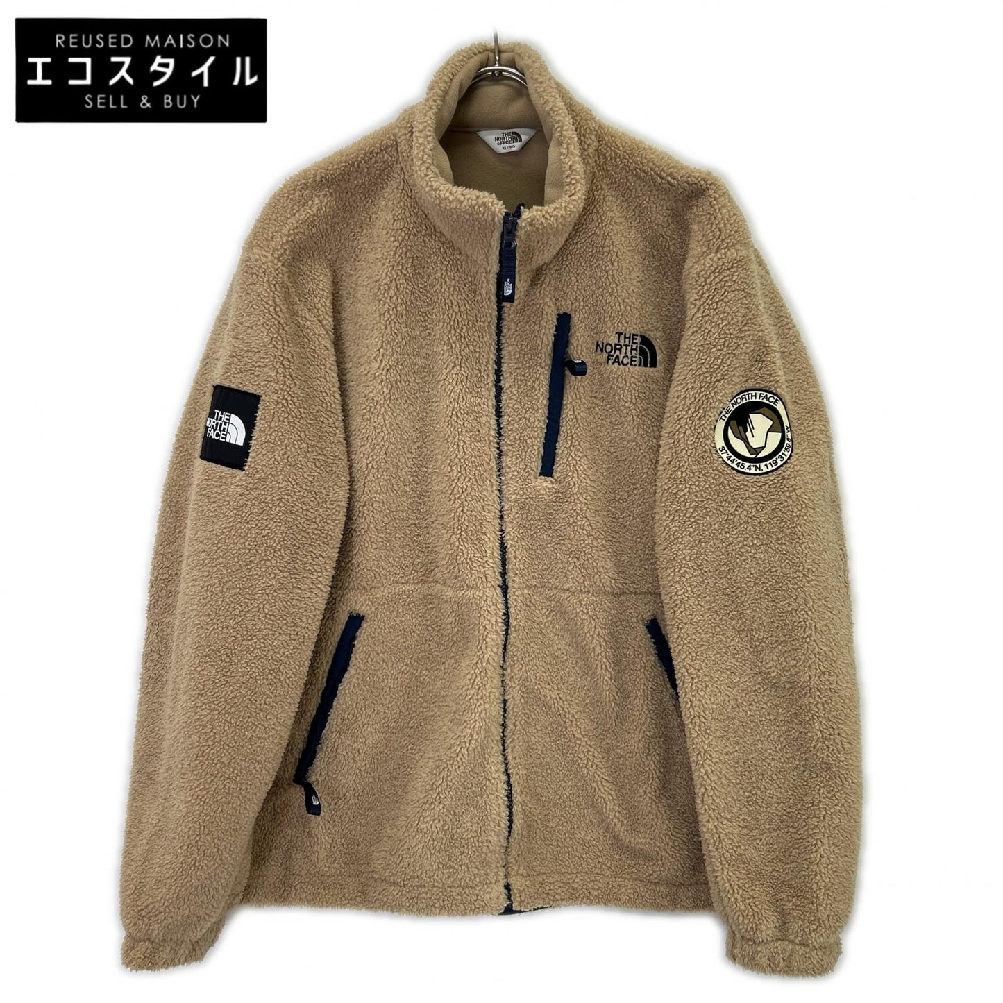 THE NORTH FACE NJ4FL50K Beige Boa Fleece Jacket