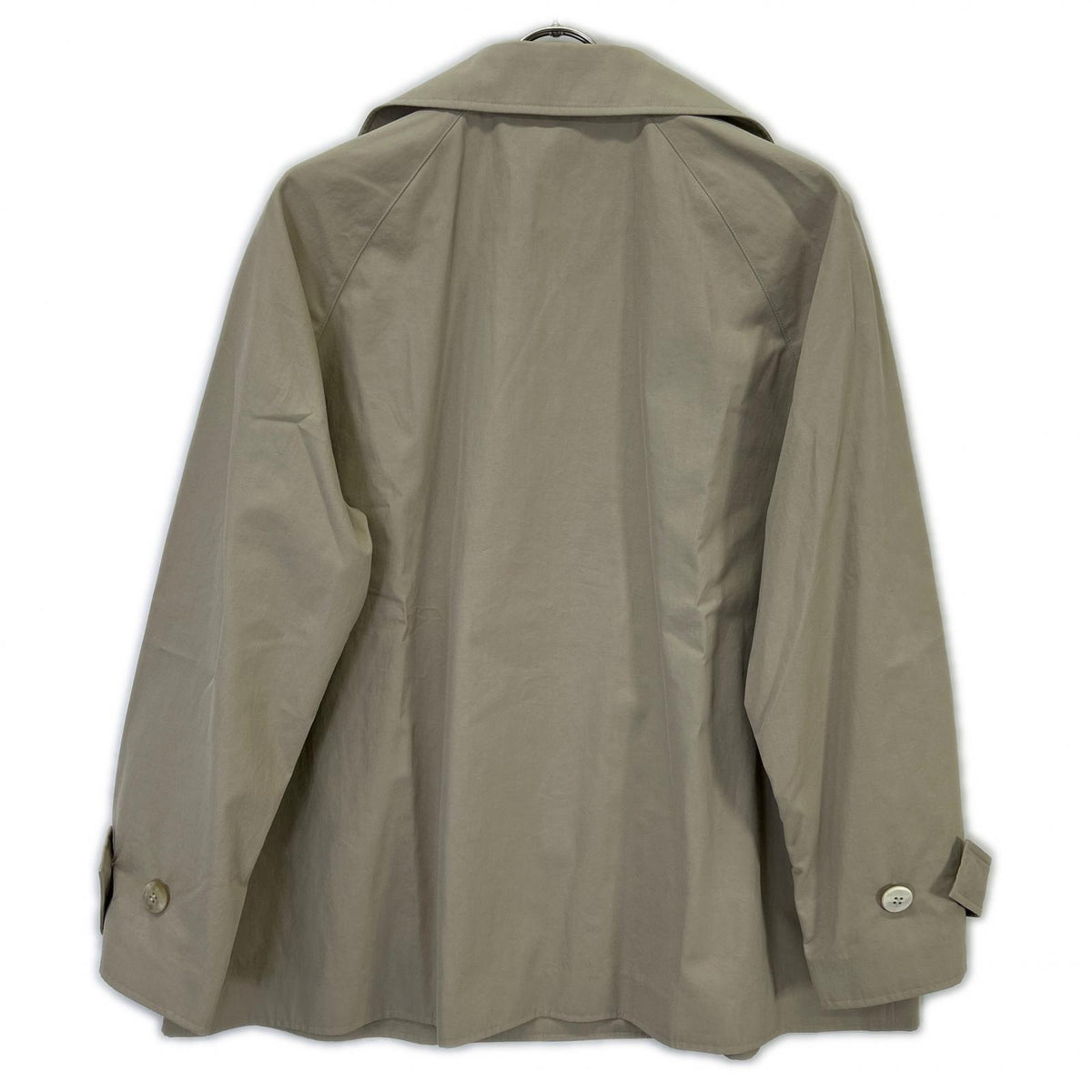 GALERIE VIE 24SS Beige Powder Cotton Twill Short Trench Coat