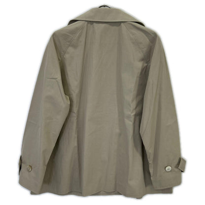 GALERIE VIE 24SS Beige Powder Cotton Twill Short Trench Coat