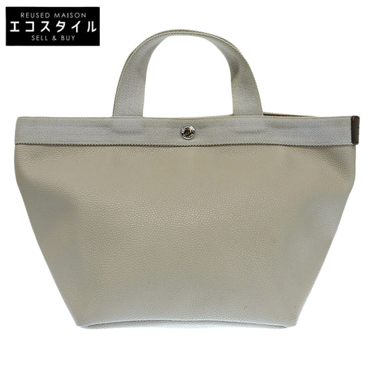 Herve Chapelier Mastic x Silver Luxe M-sized Square Base Tote Bag 707GP Women's Tote Bag