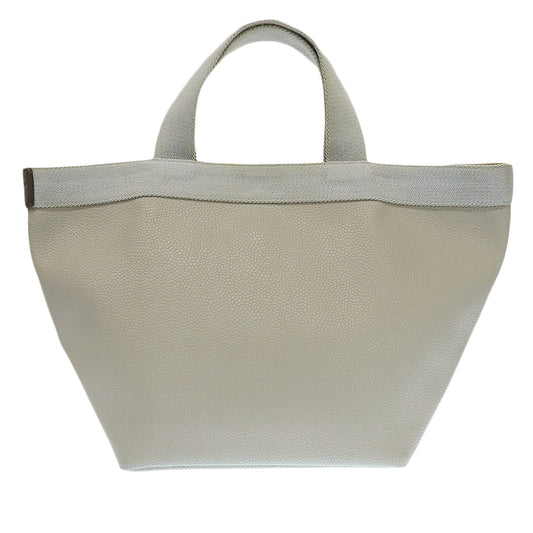 Herve Chapelier Mastic x Silver Luxe M-sized Square Base Tote Bag 707GP Women's Tote Bag