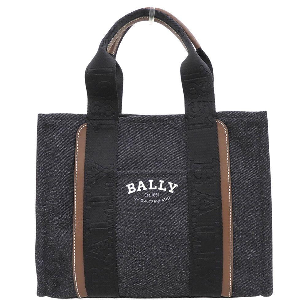 BALLY Bally Drivaria Canvas Tote Bag Men's Gray 6302435 Tote Bag