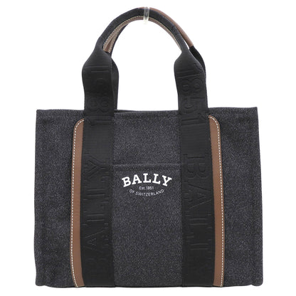 BALLY Bally Drivaria Canvas Tote Bag Men's Gray 6302435 Tote Bag
