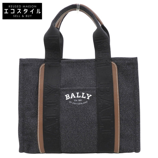 BALLY Bally Drivaria Canvas Tote Bag Men's Gray 6302435 Tote Bag
