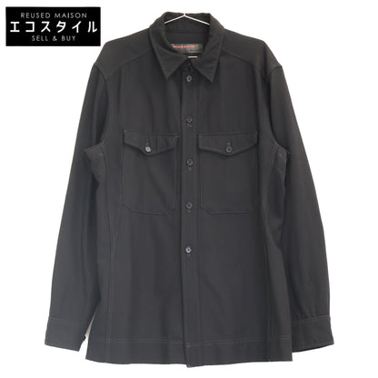 PRADA SPORT プラダスポーツ 国内正規 ブラック ヴァージンウール100 ワークシャツジャケット ジャケット