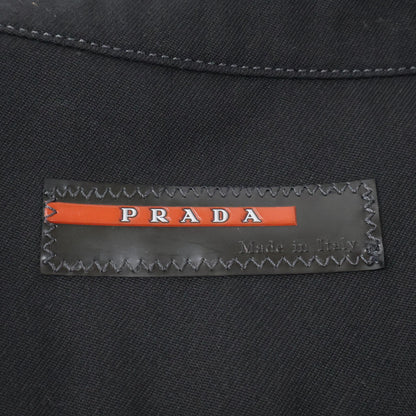 PRADA SPORT プラダスポーツ 国内正規 ブラック ヴァージンウール100 ワークシャツジャケット ジャケット