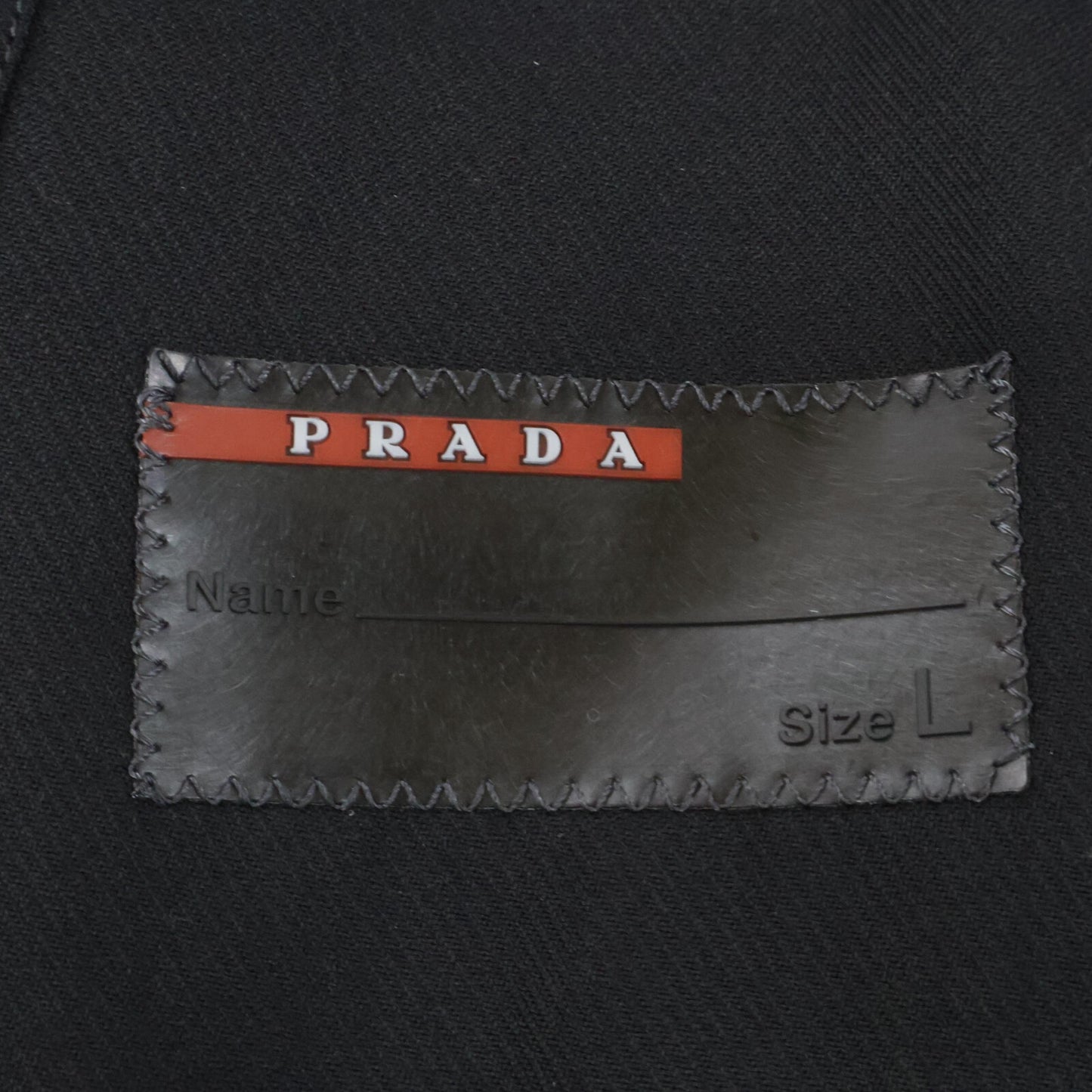 PRADA SPORT プラダスポーツ 国内正規 ブラック ヴァージンウール100 ワークシャツジャケット ジャケット