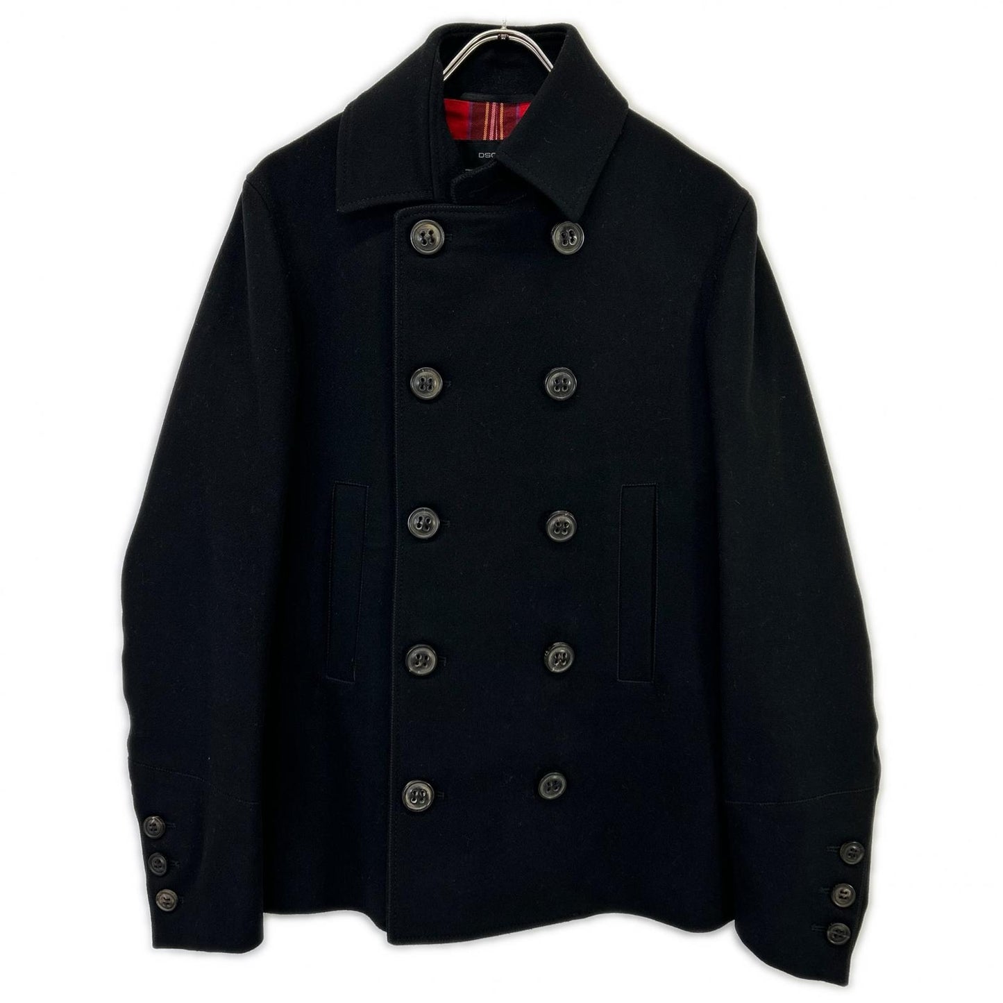 DSQUARED2 ディースクエアード 08AW 71AM176 Black Wool 10B Peacoat Kokonoe Coat