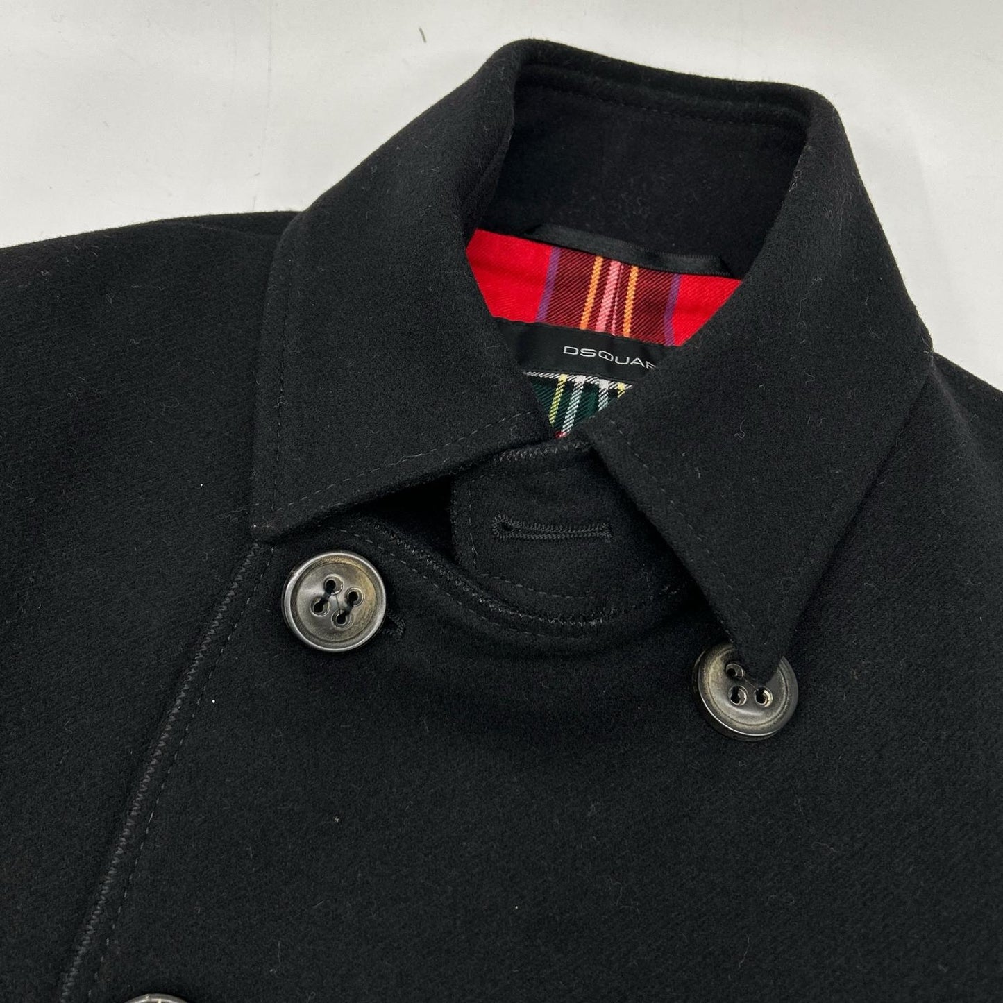 DSQUARED2 ディースクエアード 08AW 71AM176 Black Wool 10B Peacoat Kokonoe Coat
