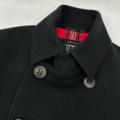 DSQUARED2 ディースクエアード 08AW 71AM176 Black Wool 10B Peacoat Kokonoe Coat
