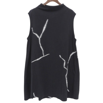 Cotton Embroidered Design EDA Tunic/Sleeveless Dress Women's Black 40 14222404 Dress 40 Women's