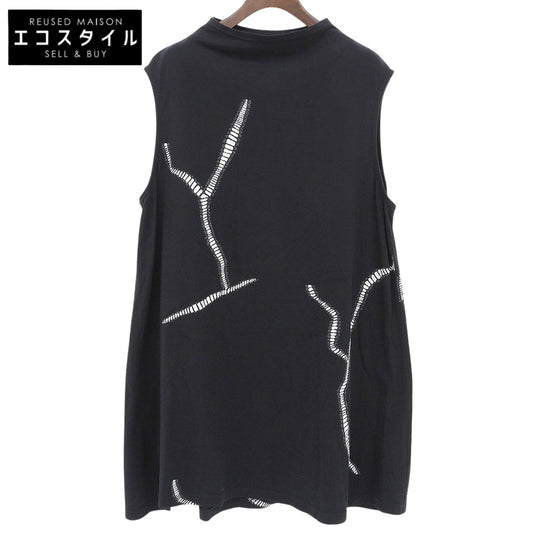 Cotton Embroidered Design EDA Tunic/Sleeveless Dress Women's Black 40 14222404 Dress 40 Women's