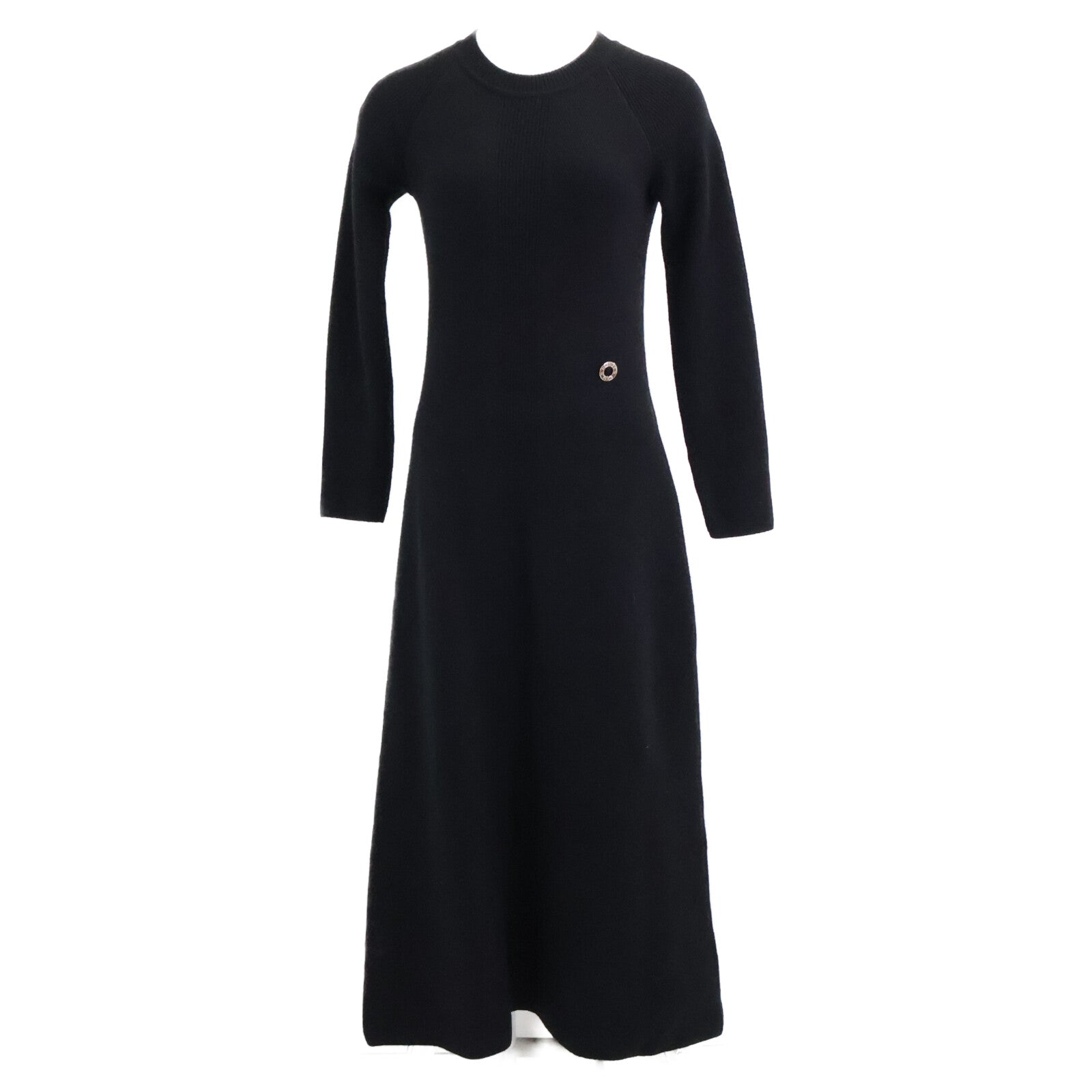 如同新品 国内正品 24AW 4H2528D1 100%羊绒 Serre吊坠 长袖针织连衣裙 34 女士