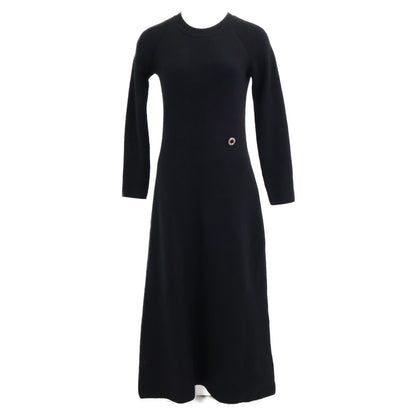如同新品 国内正品 24AW 4H2528D1 100%羊绒 Serre吊坠 长袖针织连衣裙 34 女士