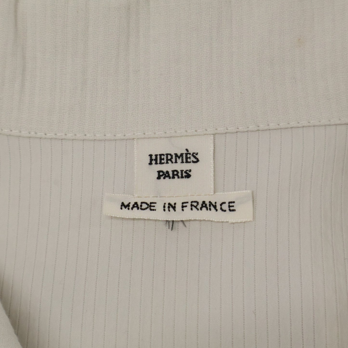 HERMES Hermes New Condition Domestic Regular 24SS 4E3528DO Cotton x Nylon Chaine d'Ancre Button Belted Shirt Dress