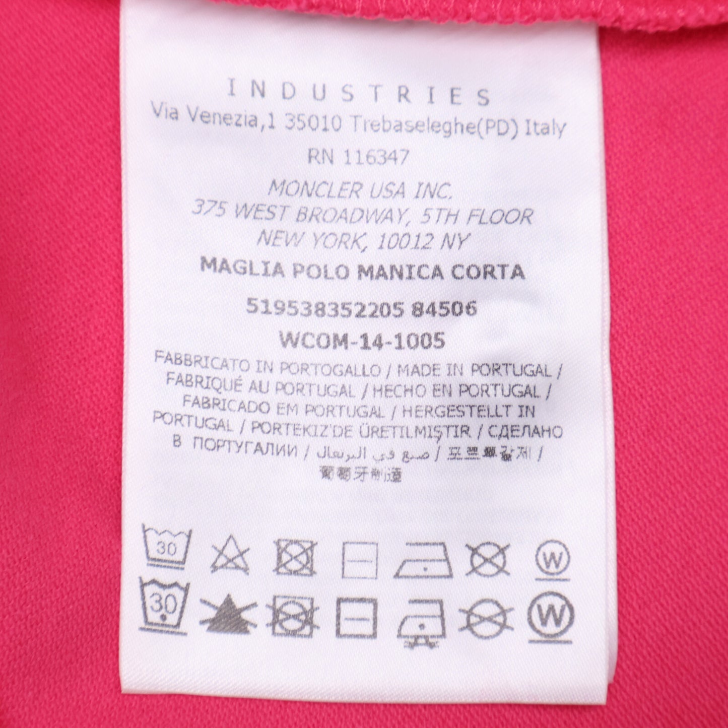 MONCLER モンクレール MAGLIA POLO MANICA CORTA 半袖ポロシャツ トップス