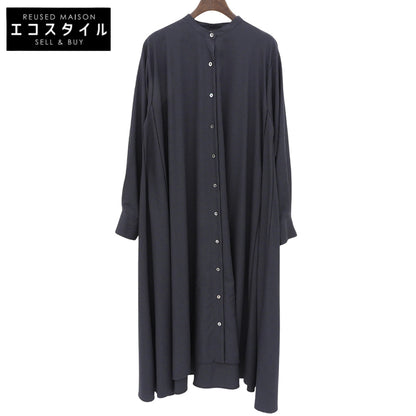 mizuiro ind ミズイロ インド L/S フレアワンピース レディース チャコールグレー ワンピース
