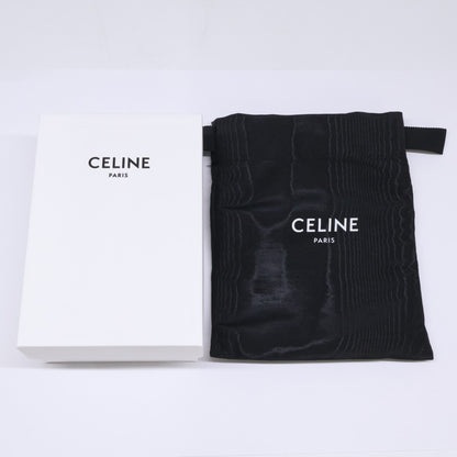 CELINE Celine [Brand New] 2024 Model 10D782GEO.14ML SMALL FLAP WALLET Tartan Check/Calfskin Triomphe Small Flap Wallet Trifold Wallet (with coin purse) Ladies