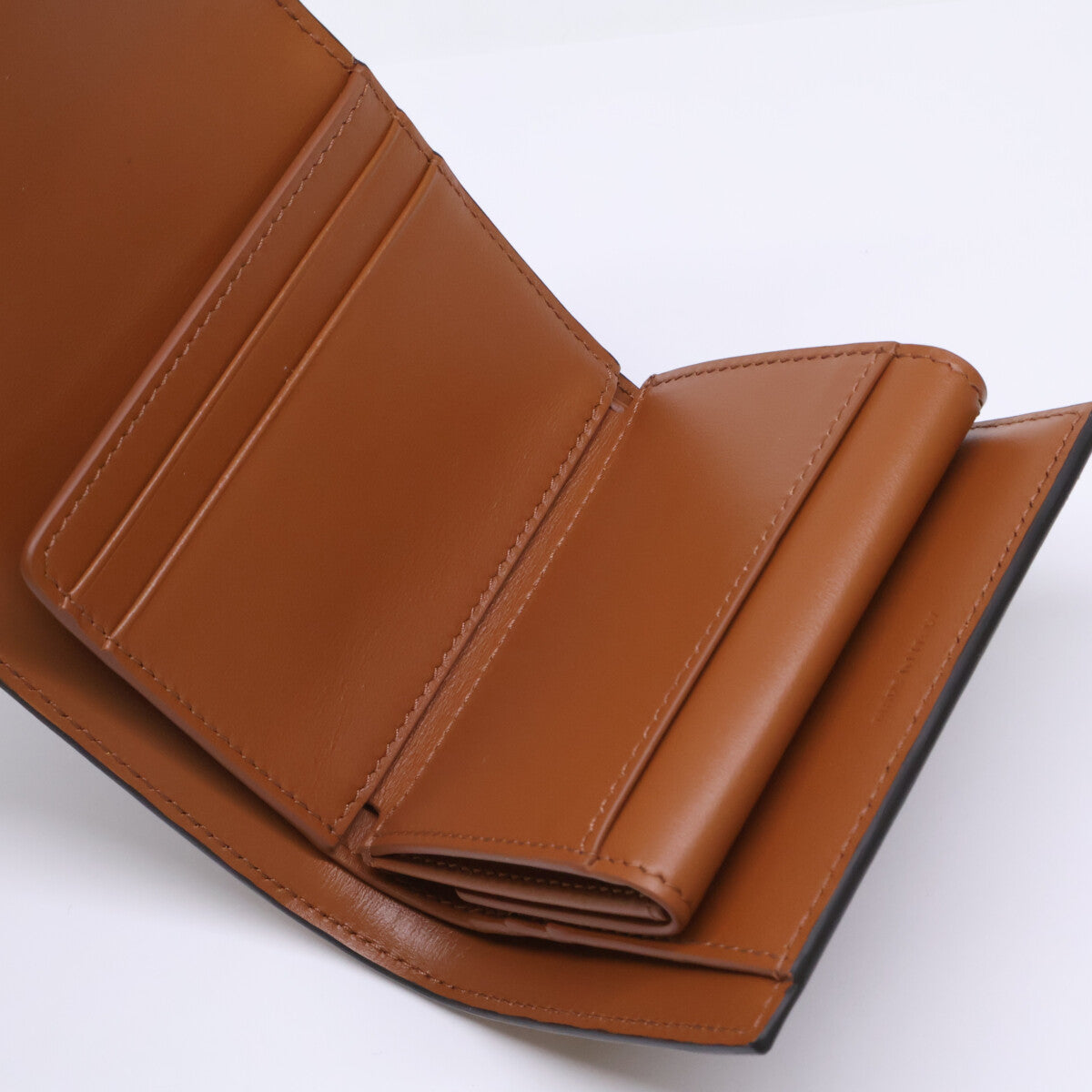 CELINE Celine [Brand New] 2024 Model 10D782GEO.14ML SMALL FLAP WALLET Tartan Check/Calfskin Triomphe Small Flap Wallet Trifold Wallet (with coin purse) Ladies
