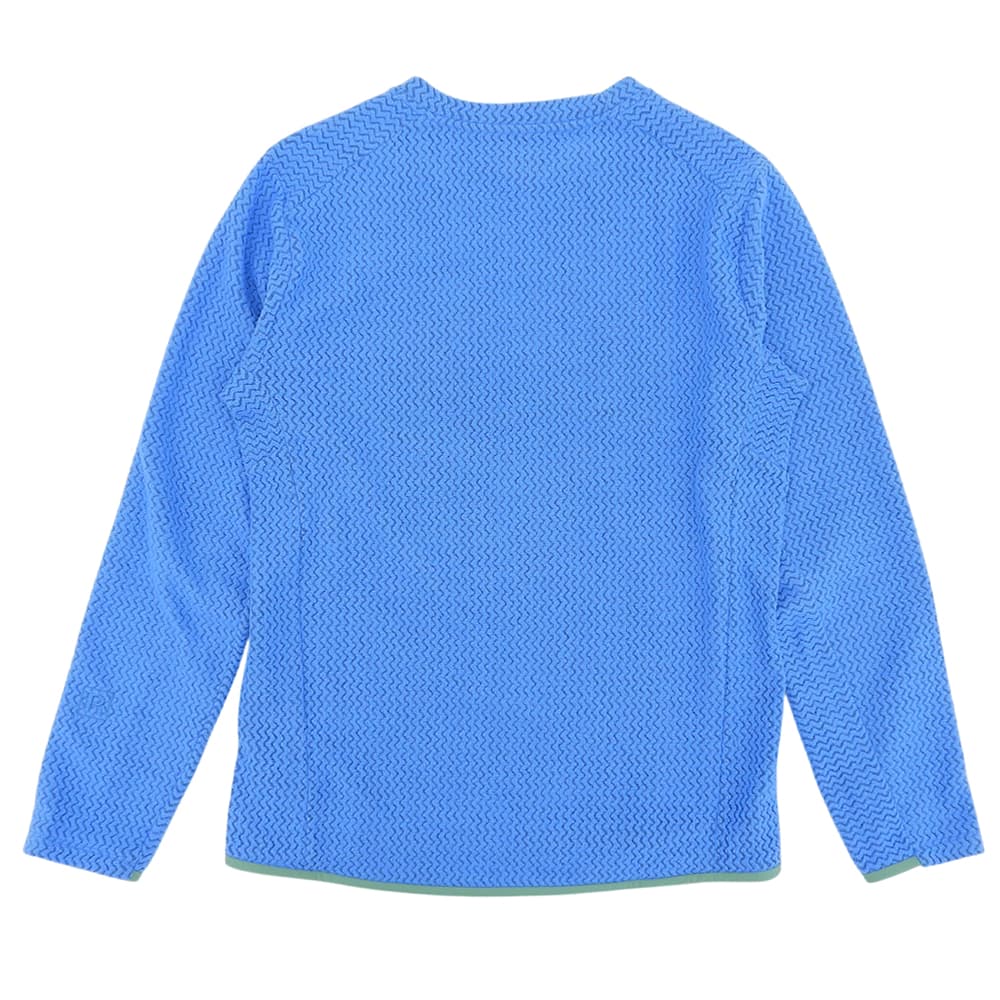 Patagonia パタゴニア 美品 R1 エア・クルー スウェット トップス メンズ ブルー×グリーン S 40235 24年製 トップス