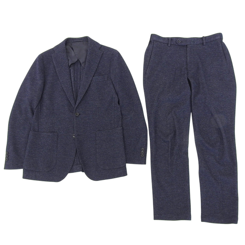 2B Side Vent Jacket & Pants Setup Suit Men's Navy 46 Suit Setup 46 Men's