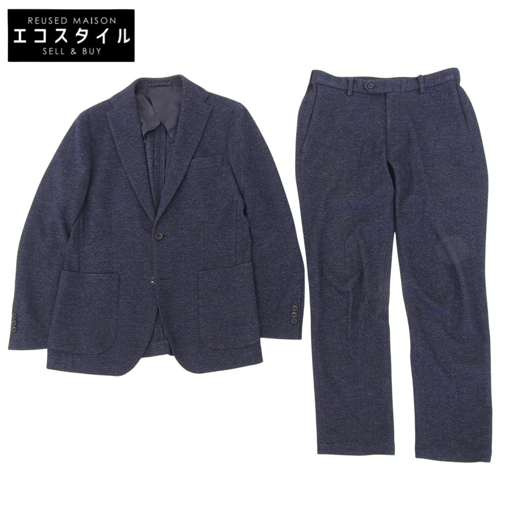 2B Side Vent Jacket & Pants Setup Suit Men's Navy 46 Suit Setup 46 Men's