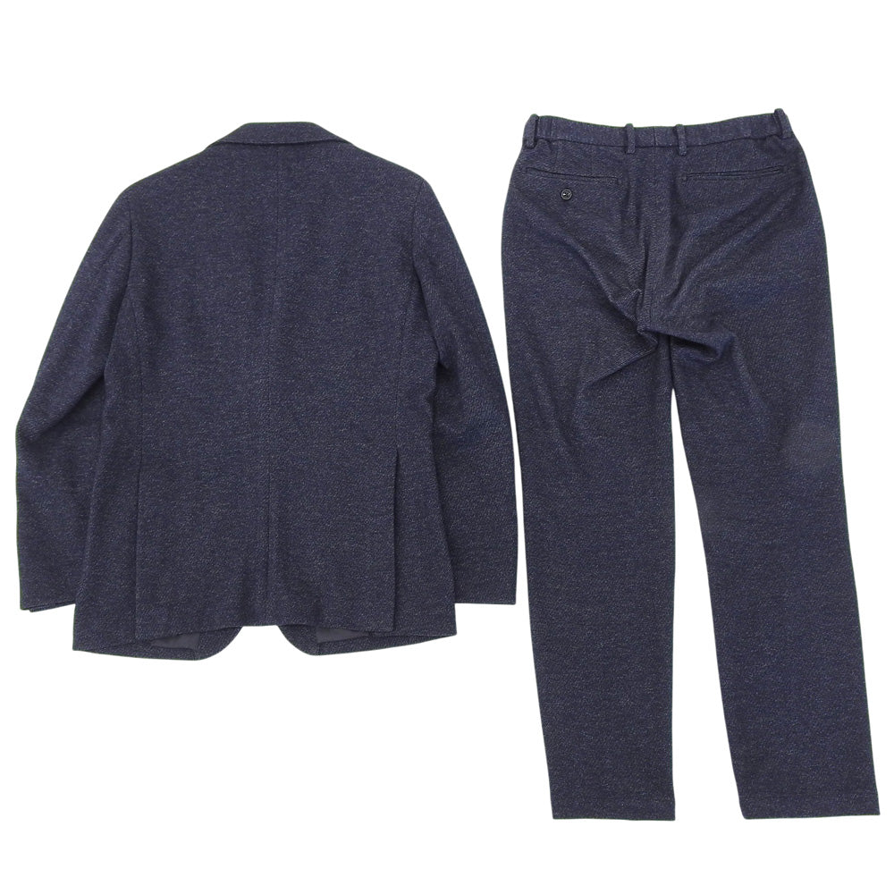 2B Side Vent Jacket & Pants Setup Suit Men's Navy 46 Suit Setup 46 Men's