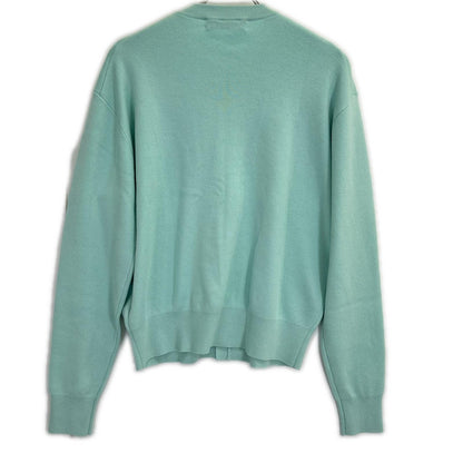 CABaN キャバン 24SS グリーン コットンカシミヤ ポケットクルーネックカーディガン トップス