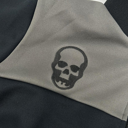lucien pellat-finet ルシアンペラフィネ ブラック×グレー スカル刺繍 セットアップ スーツ セットアップ