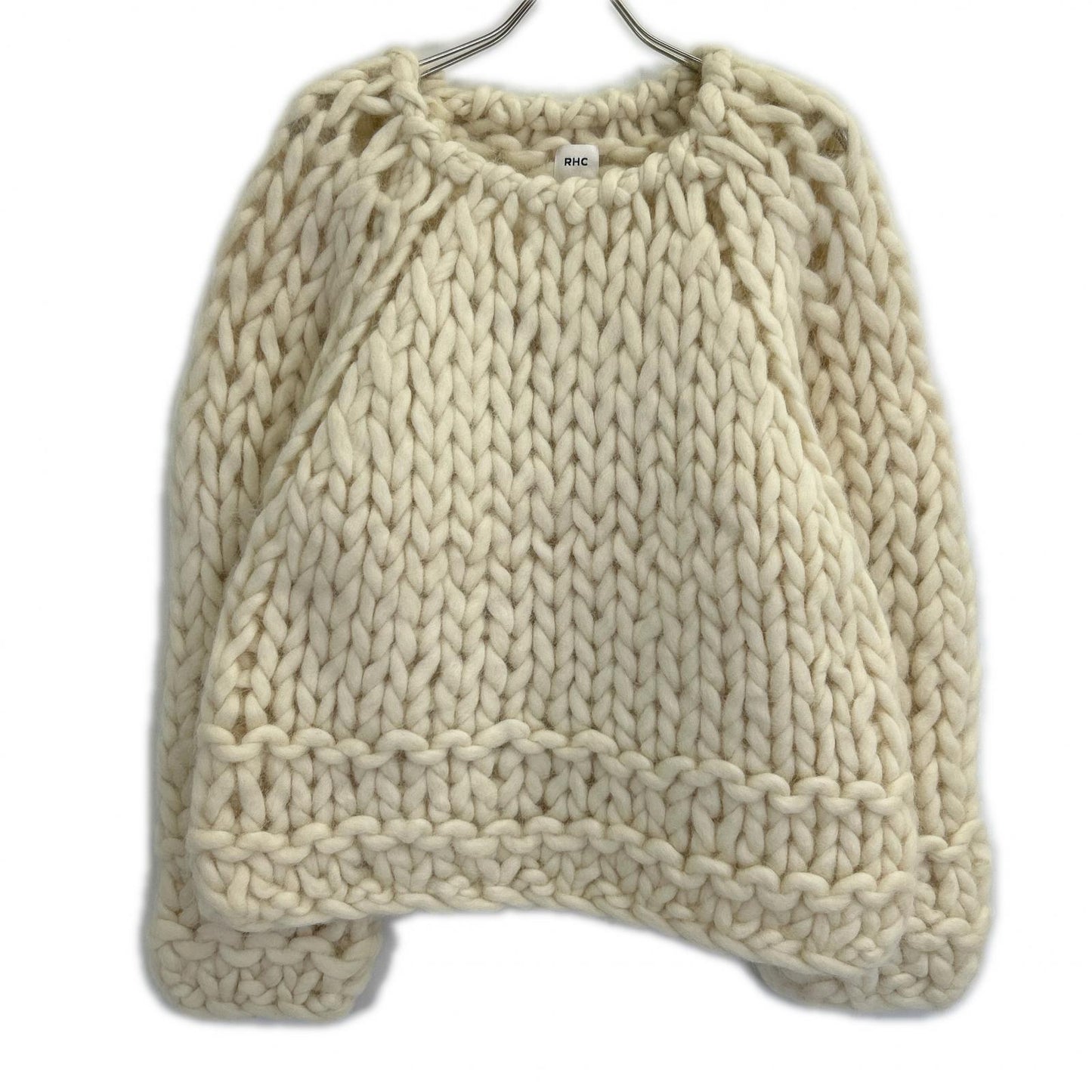 RHC Ron Herman RHC Ron Herman 3010800288 象牙色 100%羊毛 Candy Hand Knit 低针距针织上衣